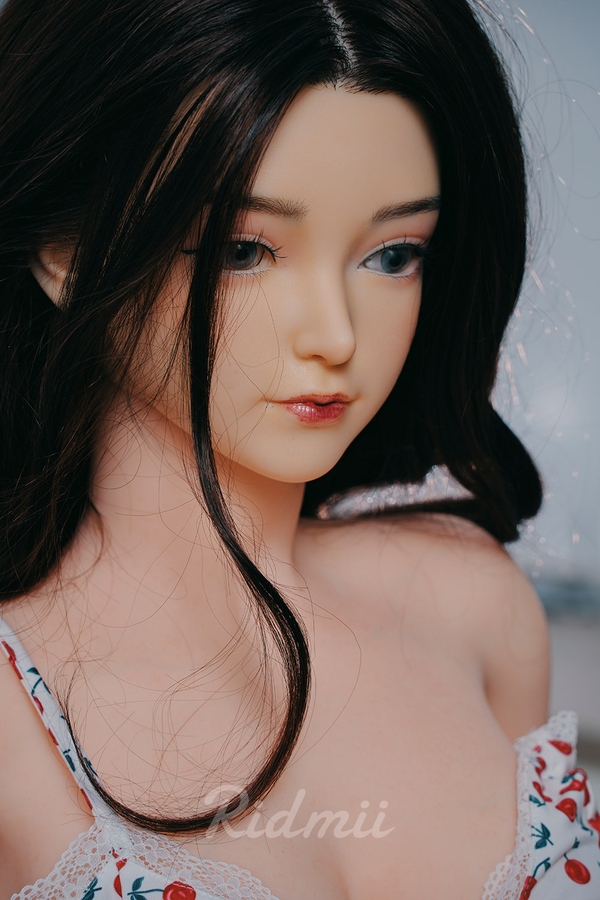 163cm G Cup Silicone Head & TPE Body Voluptuous Petite Breasts Amber Eyes Sex Doll Detail View 5