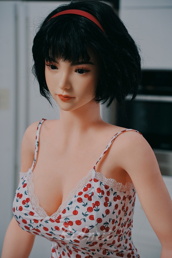 163cm G Cup Silicone Head & TPE Body Black Petite Breasts Thin Lips Real Doll Product