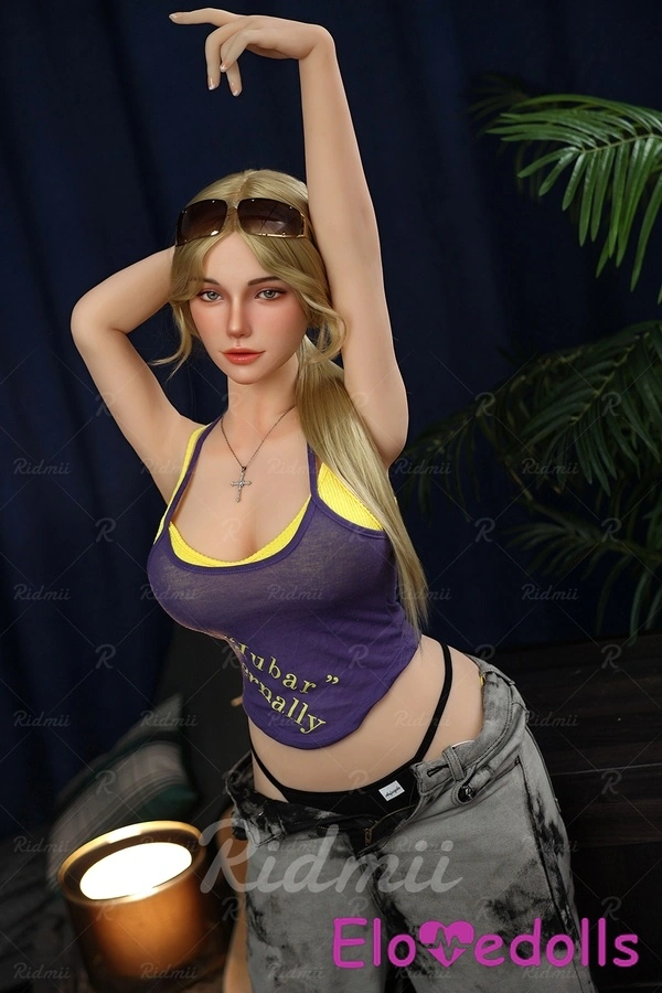 Búp bê tình dục Châu Âu 164cm, đầu silicon, thân TPE, mắt xám, tóc vàng, đầy đặn, gợi cảm, Bộ sưu tập 2