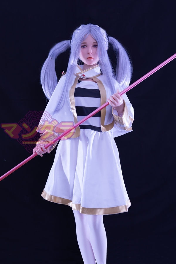 106cm C Cup Silicone White Blue Eyes Thin Lips Anime Sex Doll Gallery 4