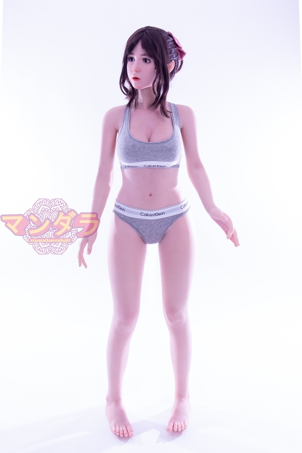 148cm D Cup Silicone Blue Eyes Glossy Lips Small Breasts Teen Sex Doll Gallery 4