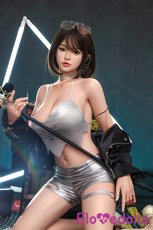 Búp bê tình dục người nổi tiếng ngực đầy đặn cúp E bằng silicon màu xám 168cm Bộ sưu tập 3