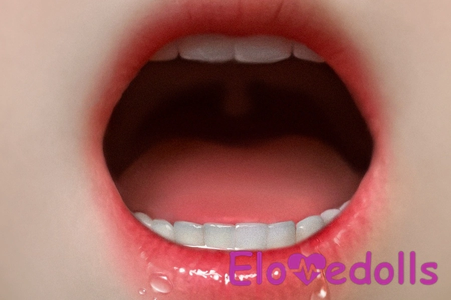 Búp bê tình dục Nhật Bản 148cm D Cup Silicone Mắt Xám Tóc Vàng Ngực Nhỏ Bộ sưu tập 6