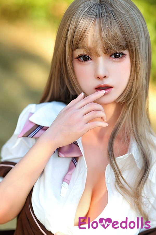 Búp bê tình dục Nhật Bản ngực nhỏ cúp D bằng silicon màu vàng 148cm Xem chi tiết 2