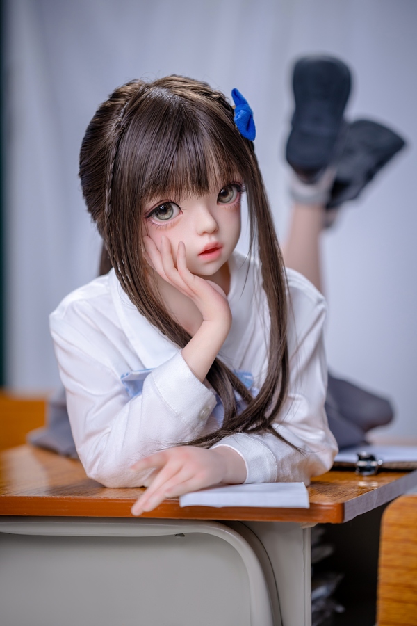 100cm E Cup Silicone Gray Eyes Thin Lips Petite Anime Sex Doll Gallery 4