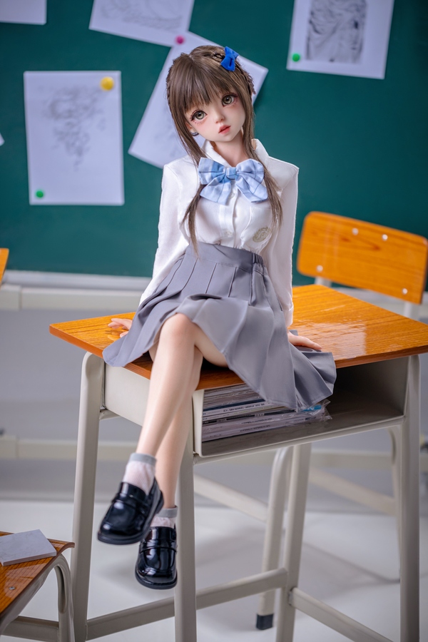 100cm E Cup Silicone Thin Lips Gray Eyes Medium Breasts Anime Sex Doll Detail View 1