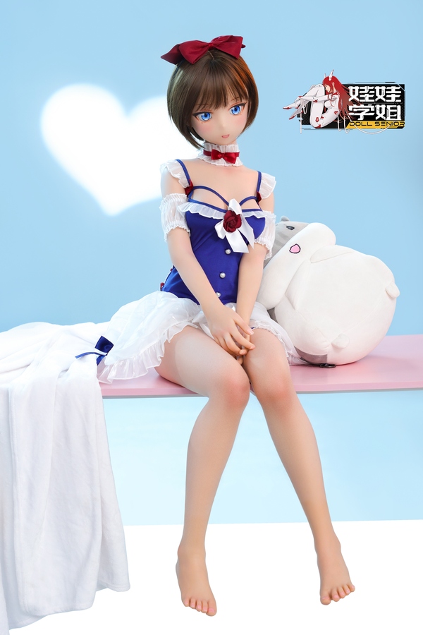 142cm B Cup Silicone Blue Eyes Extra Large Breasts Thin Lips Anime Sex Doll Gallery 3