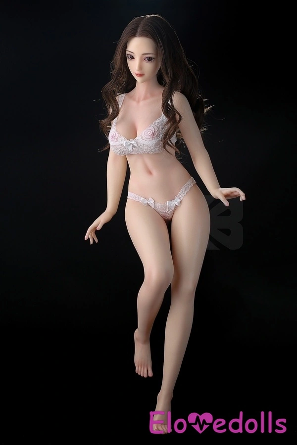 76cm A Cup Σιλικόνης με Λεπτά Χείλη και Μελαχρινή Γκρίζα Μάτια Μίνι Κούκλα Σεξ Gallery 2