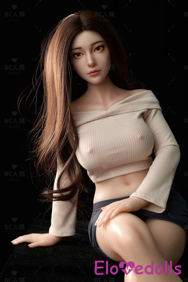 Búp bê tình dục mini 76cm, ngực C, mắt xám, môi mỏng, silicone, xem chi tiết 3