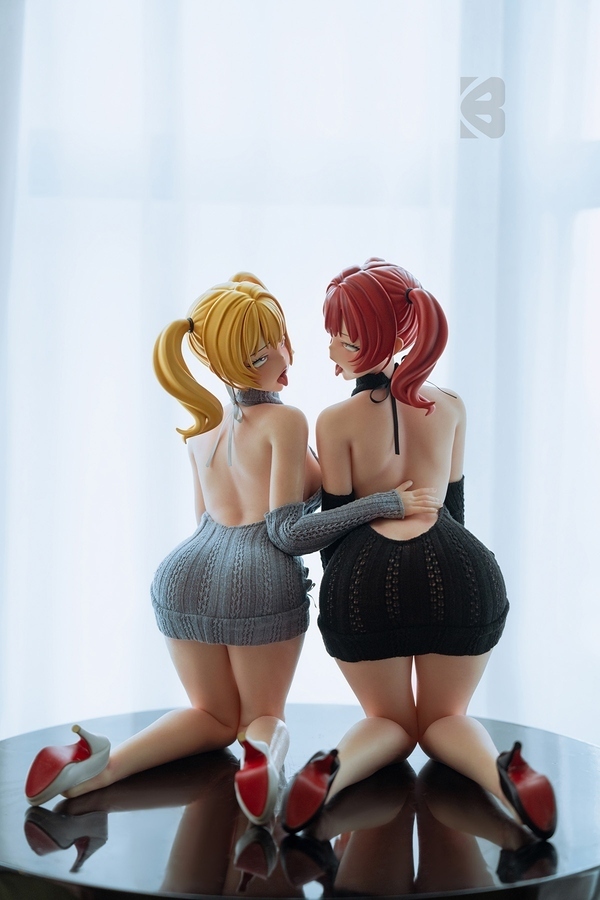 61cm E Cup Silicone Small Breasts Gray Eyes Blonde Anime Sex Doll Gallery 5