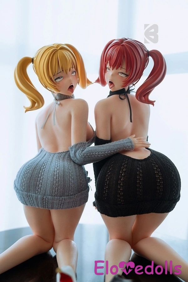 Búp bê tình dục Anime ngực nhỏ hình đồng hồ cát cúp E bằng silicon màu vàng 61cm Bộ sưu tập 6