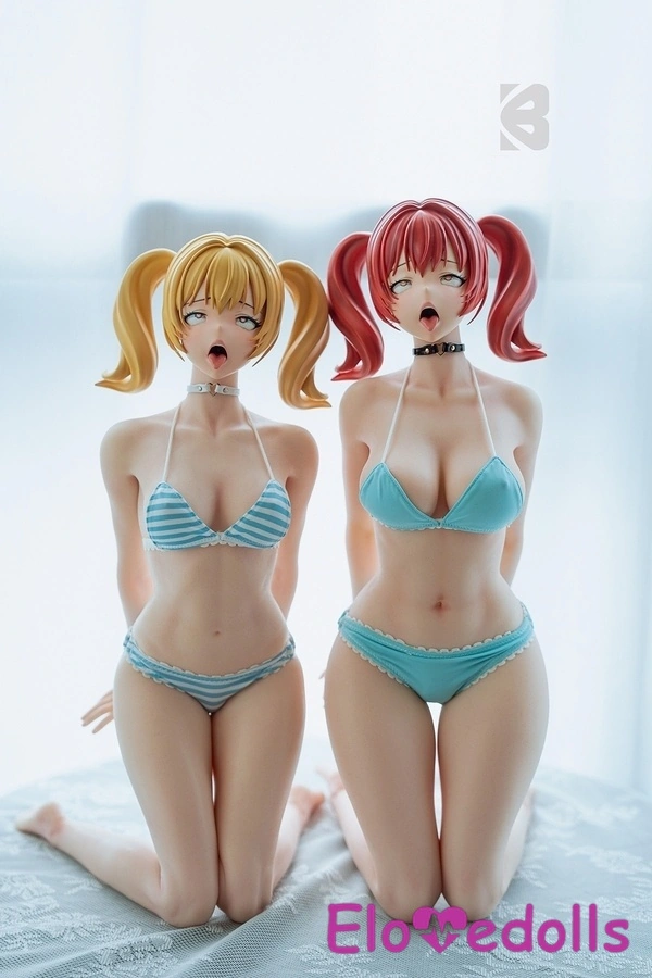 Búp bê tình dục Anime ngực nhỏ hình đồng hồ cát cúp E 61cm bằng silicon màu vàng Xem chi tiết 2