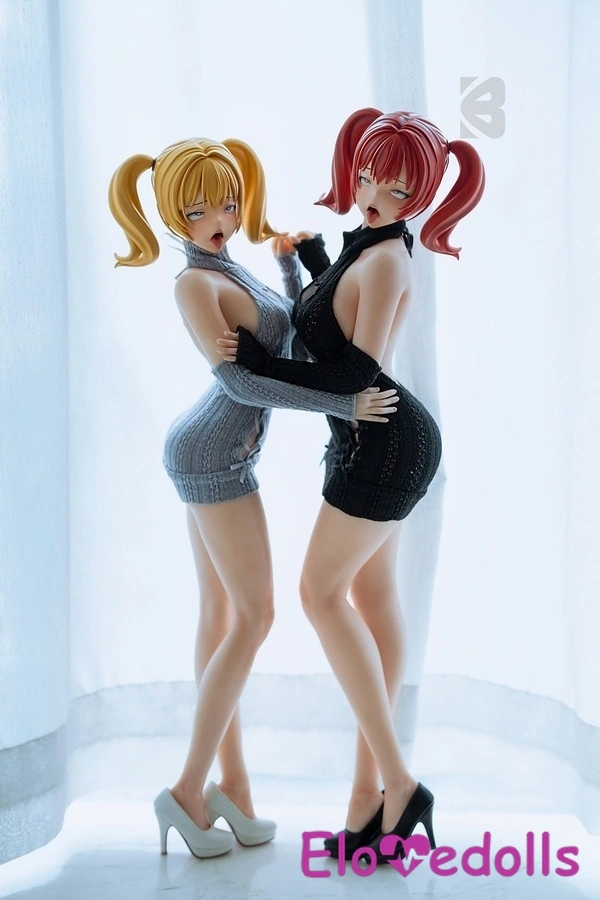 Búp bê tình dục Anime đồng hồ cát silicone tóc vàng 61cm cỡ E Xem chi tiết 21