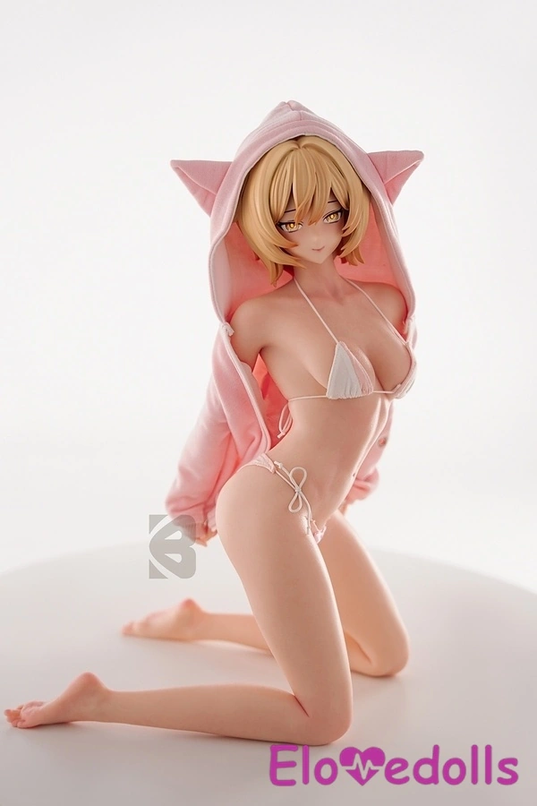 Búp bê tình dục Anime mắt hổ phách silicone ngực B 61cm môi mỏng Bộ sưu tập 7