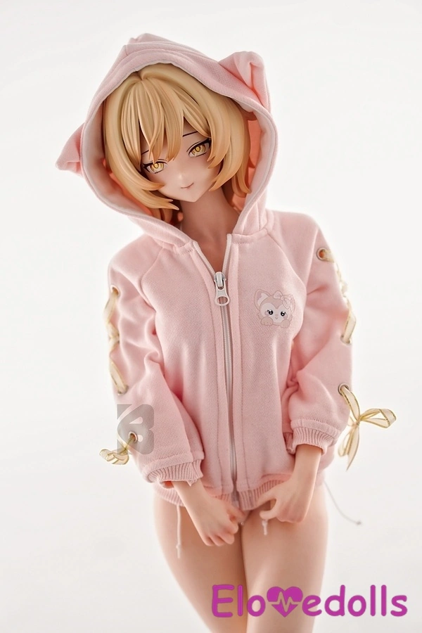 Búp bê tình dục Anime mắt hổ phách silicon cúp B 61cm, môi mỏng, chi tiết xem 5