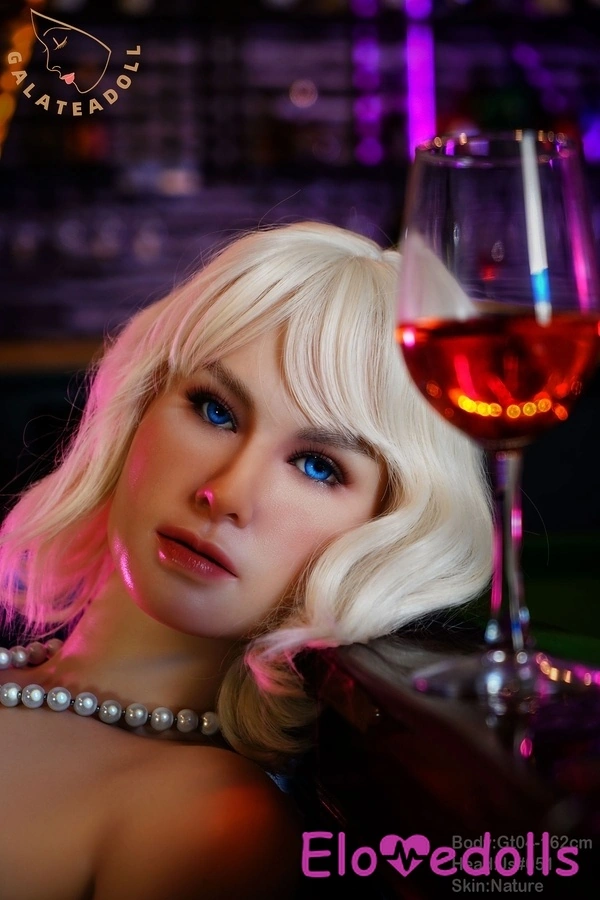 162cm E Cup Silicone Petite Breasts Thin Lips Amber Eyes Realistic Sex Doll Gallery 9