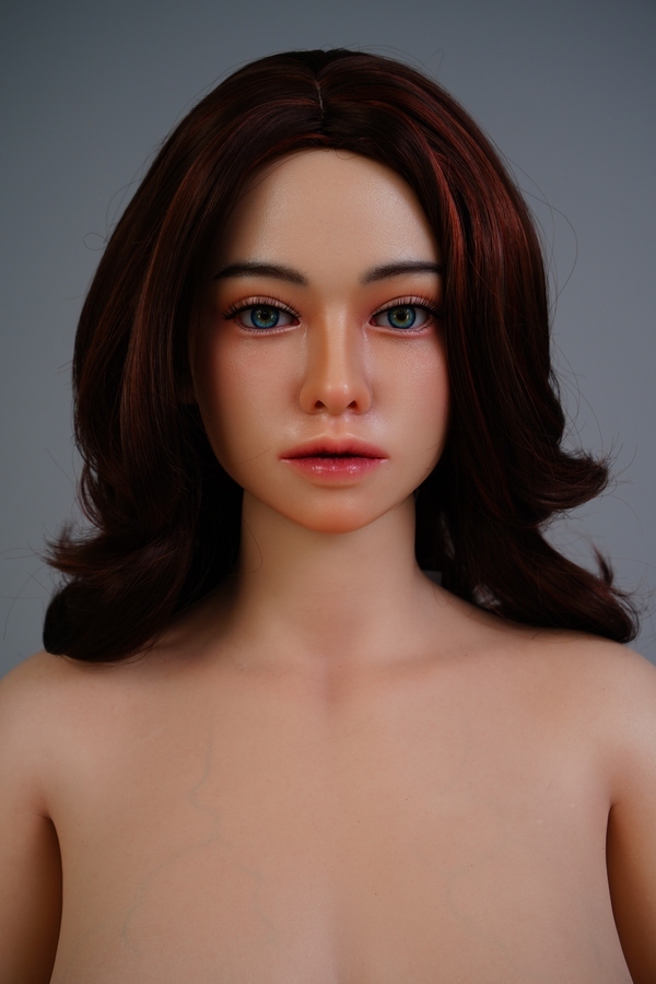 162cm E Cup Silicone Brunette Voluptuous Amber Eyes Realistic Sex Doll Detail View 18