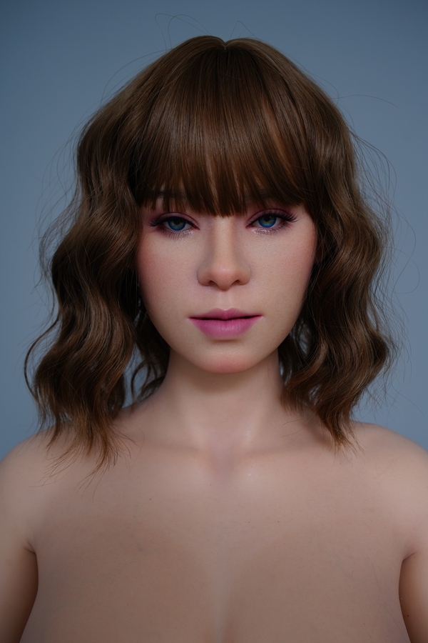 163cm F Cup Silicone Red Petite Breasts Amber Eyes BBW Sex Doll Detail View 24