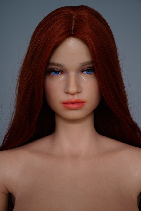 167cm D Cup Silicone Gray Eyes Petite Breasts Red Fantasy Sex Doll Detail View 21