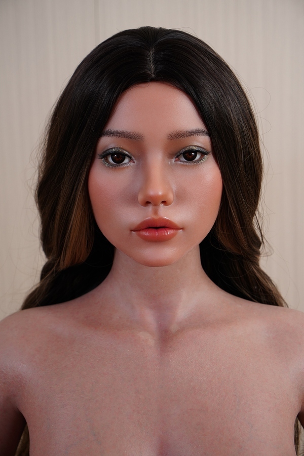 164cm E Cup Silicone Brunette Voluptuous Blue Eyes Realistic Sex Doll Detail View 19