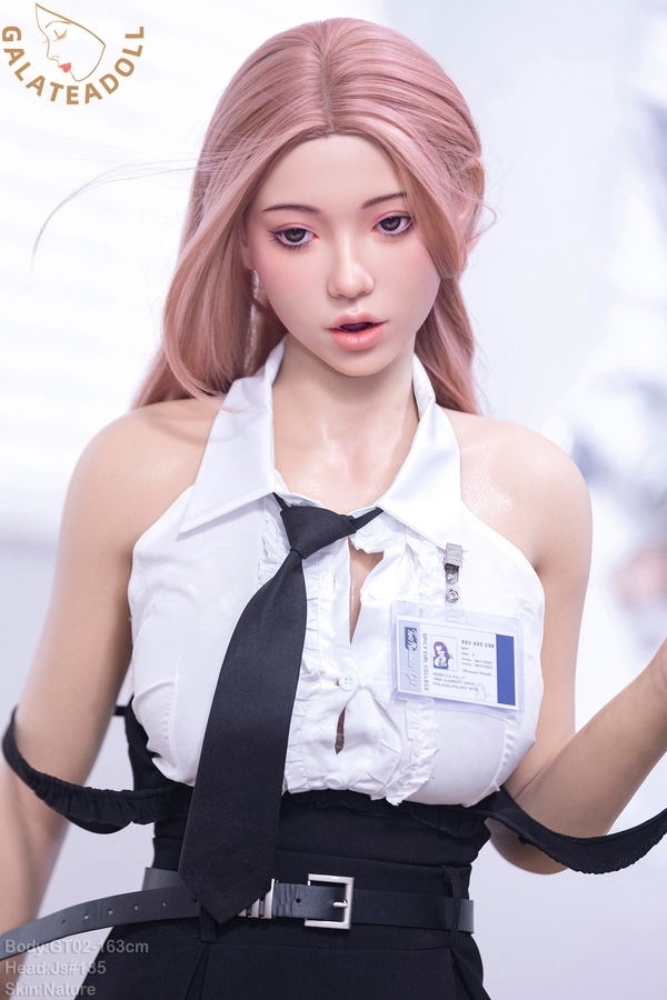 163cm F Cup Silicone Gray Eyes Black Small Breasts Realistic Sex Doll Gallery 7