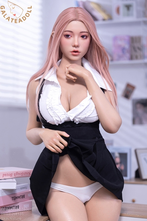 163cm F Cup Silicone Black Thin Lips Gray Eyes Realistic Sex Doll Detail View 2