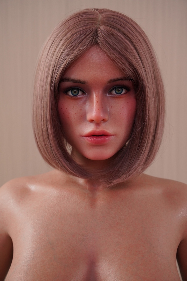 164cm E Cup Silicone Small Breasts Amber Eyes Blonde Realistic Sex Doll Detail View 18