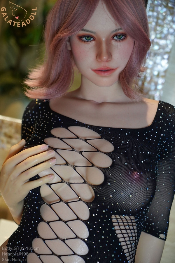 163cm F Cup Silicone Pink Petite Amber Eyes Realistic Sex Doll Detail View 10