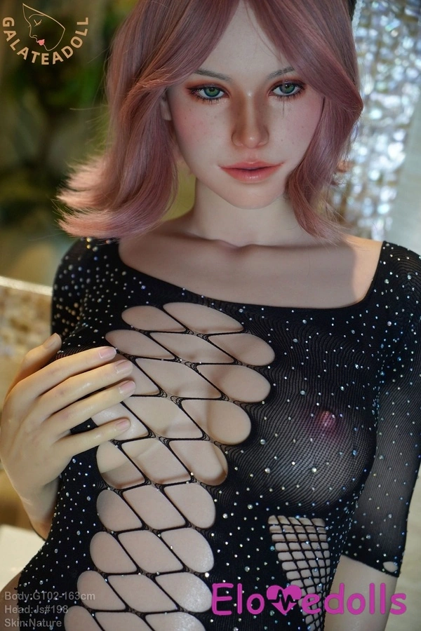 عروسک جنسی واقع گرایانه سیلیکونی صورتی چشم کهربایی سایز 163 سانتی متر مدل F Cup مشخصات 10