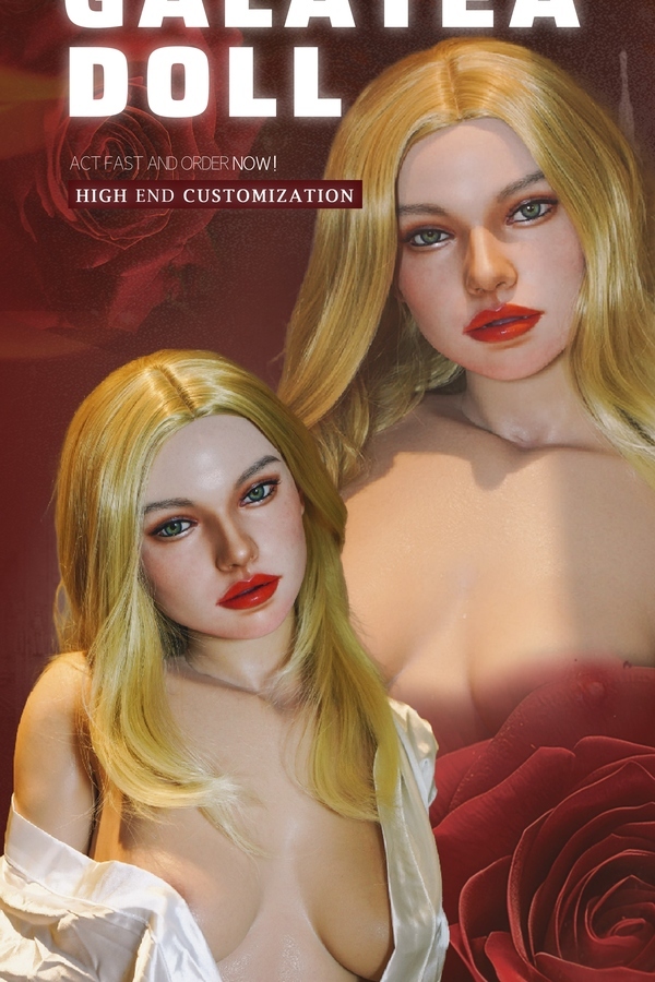 164cm E Cup Silicone Glossy Lips Voluptuous Blonde Realistic Sex Doll Detail View 13
