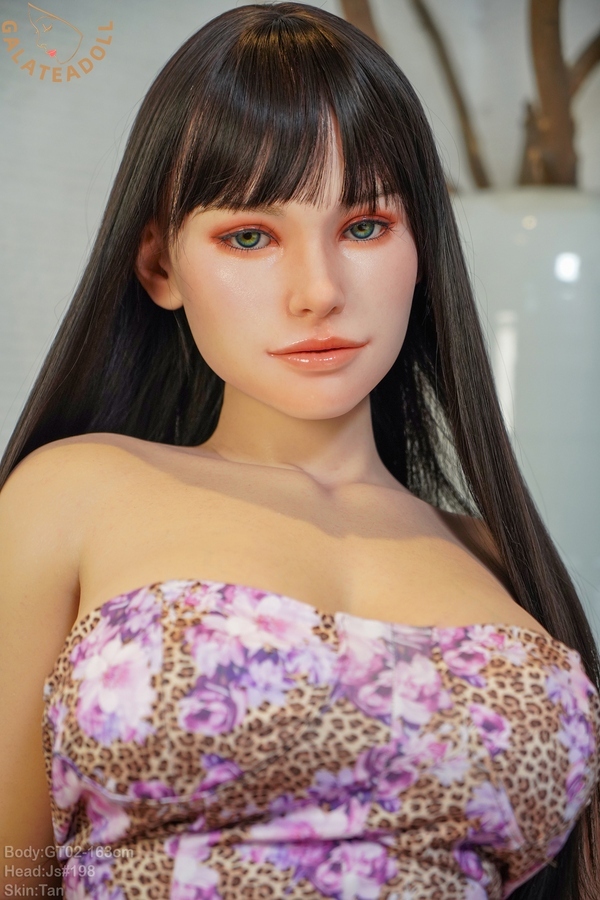 163cm F Cup Silicone Amber Eyes Thin Lips Voluptuous Realistic Sex Doll Detail View 14