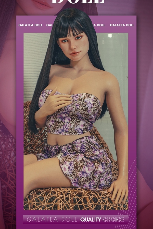 163cm F Cup Silicone Voluptuous Black Amber Eyes Realistic Sex Doll Detail View 15