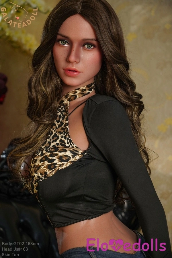 163cm F Cup Σιλικόνης με Κεχριμπάρι Μάτια και Λεπτά Χείλη με Καστανά Χείλη, Ρεαλιστική Λεπτομέρεια Κούκλας Σεξ 14