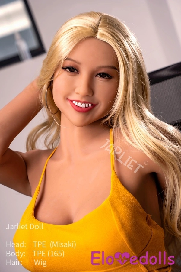 Búp bê tình dục chân thực 165cm cúp D TPE ngực nhỏ nhắn môi bóng vàng Xem chi tiết 13