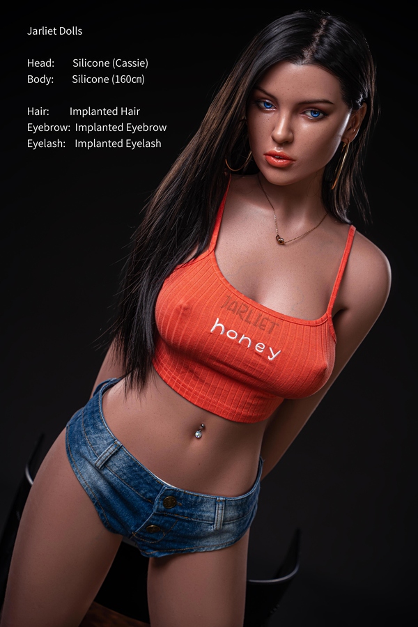 160cm E Cup Silicone Head & TPE Body Petite Breasts Athletic Amber Eyes Asian Sex Doll Gallery 2
