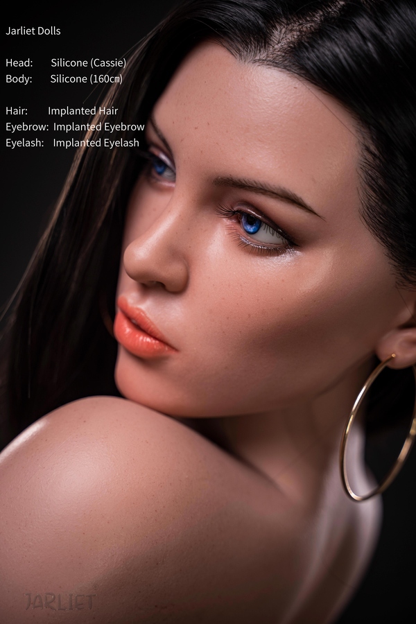 160cm E Cup Silicone Head & TPE Body Athletic Petite Breasts Thin Lips Asian Sex Doll Detail View 29