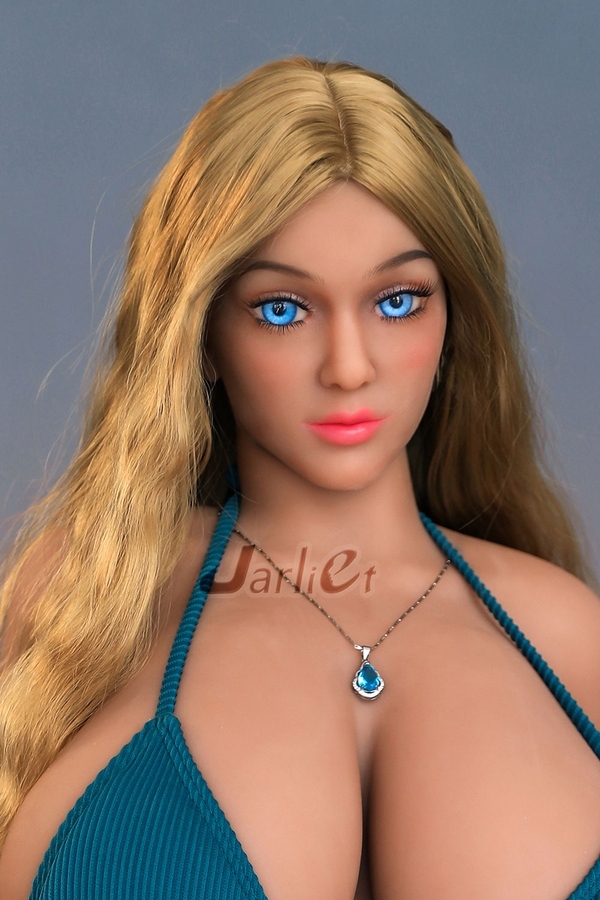 163cm H Cup TPE Blonde Blue Eyes Full Lips BBW Sex Doll Gallery 6