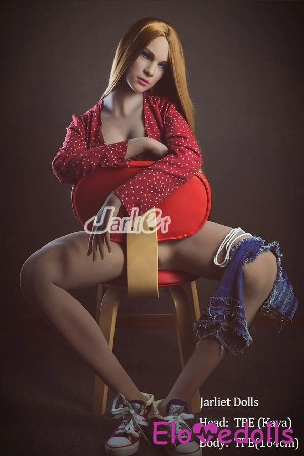 Muñeca sexual de TPE de 164 cm, copa F, pechos pequeños, ojos ámbar, color rojo, galería 7