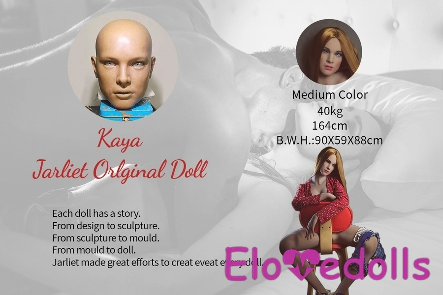 Muñeca sexual pequeña de TPE con labios rojos y copa F de 164 cm. Vista detallada 5