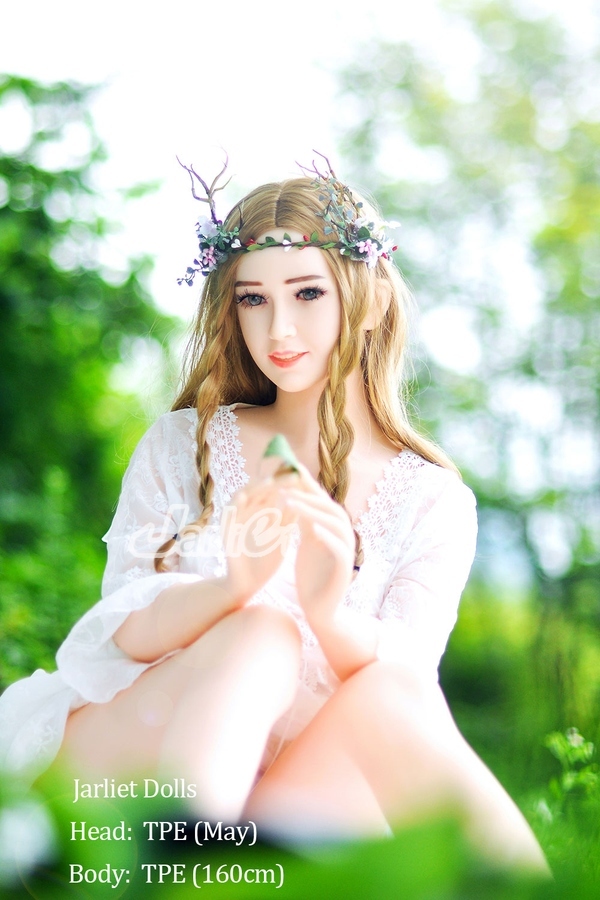 160cm E Cup TPE Voluptuous Amber Eyes Blonde Sex Doll Detail View 3