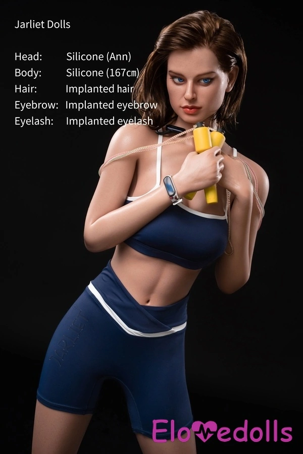 167 سینٹی میٹر بی کپ سلیکون میڈیم بریسٹس سنہرے بالوں والی ایتھلیٹک امریکن سیکس ڈول گیلری 2