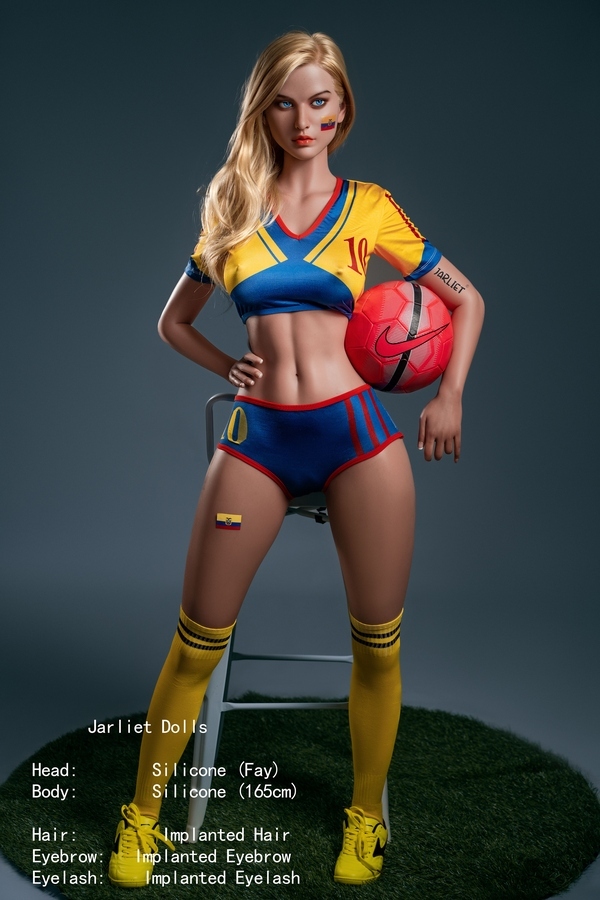 165cm C Cup Silicone Amber Eyes Full Lips Blonde American Sex Doll Product