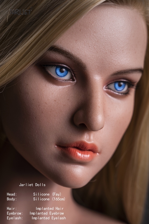 165cm C Cup Silicone Petite Breasts Full Lips Amber Eyes American Sex Doll Detail View 18