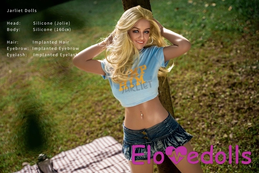 160cm C Cup Σιλικόνης Μικρό Στήθος Amber Eyes Petite Sex Doll Gallery 9