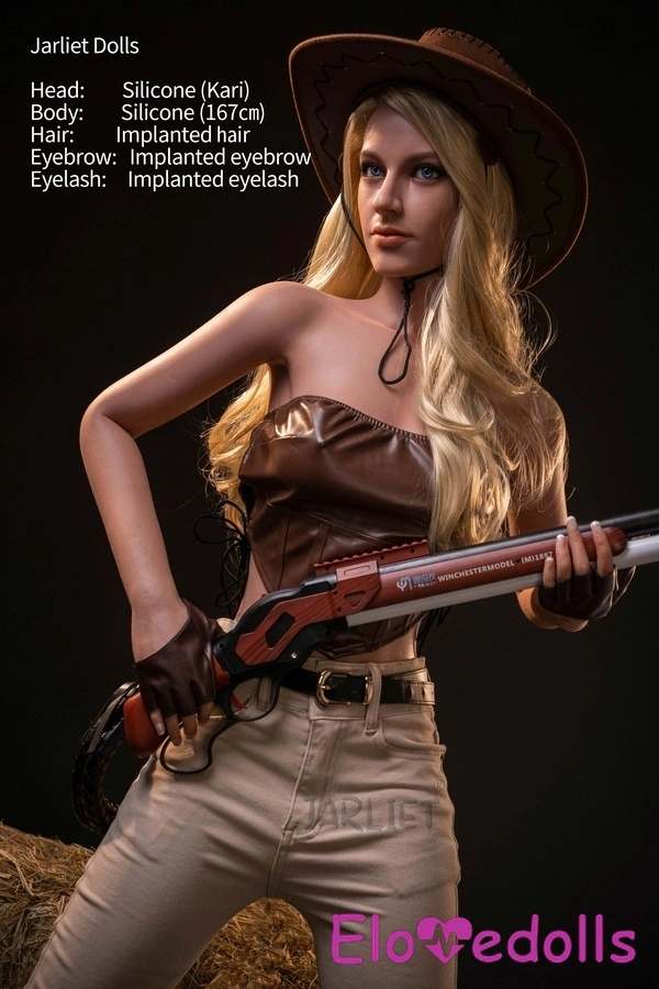 167cm B Cup Silicone Blonde Amber Eyes Full Lips Sex Doll Gallery 2