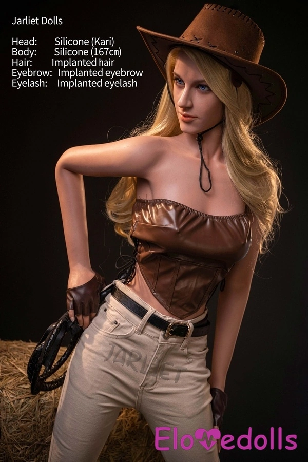 167cm B Cup Silicone Amber Eyes Blonde Full Lips Sex Doll Gallery 4