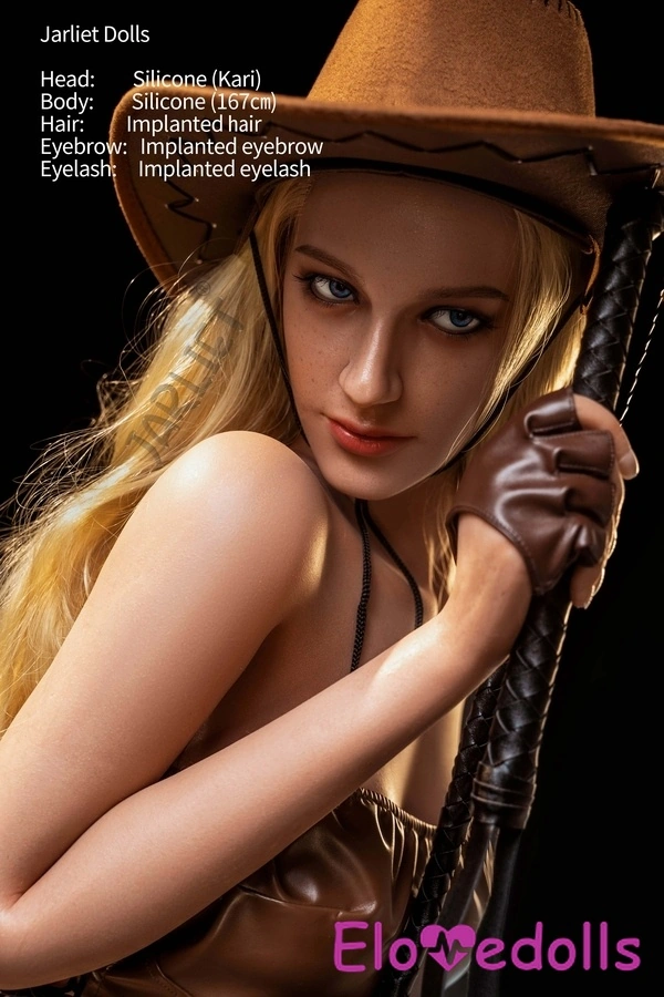 167cm B Cup Silicone Amber Eyes Blonde Full Lips Sex Doll Gallery 8