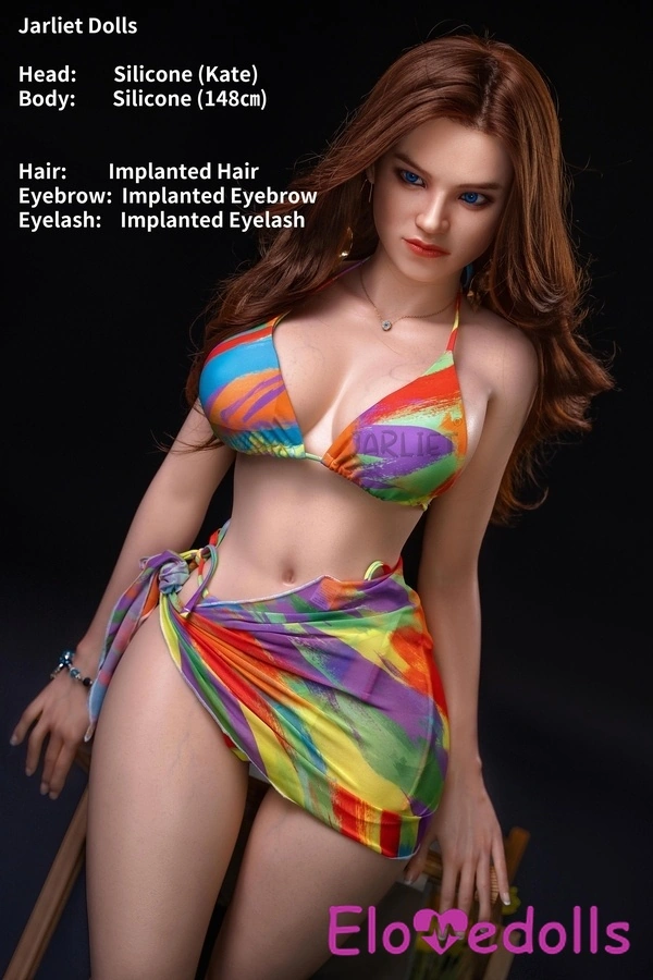 ตุ๊กตาเซ็กส์ซิลิโคน คัพ E ขนาด 148 ซม. ริมฝีปากบาง หน้าอกเล็ก แกลเลอรี 2