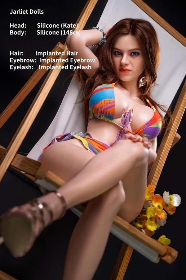 148cm E Cup Silicone Petite Breasts Thin Lips Red Sex Doll Gallery 8