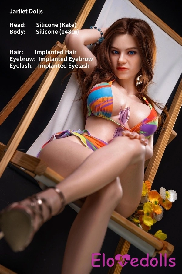 ตุ๊กตาเซ็กส์ซิลิโคนคัพ E ขนาด 148 ซม. หน้าอกเล็ก ริมฝีปากบาง แกลเลอรี 8